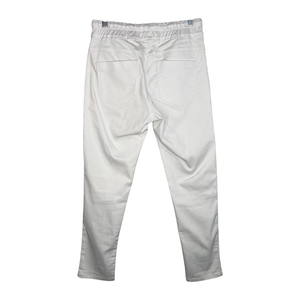 Bevy Flog Shely Drawstring Pant In White Original… - image 3